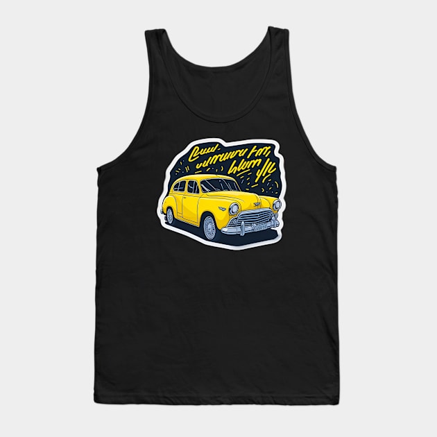 yellow car Tank Top by emofix